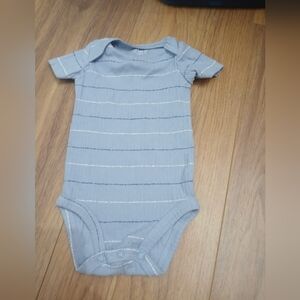 Carter's Blue Striped Baby Onesie
